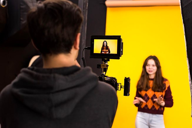 Detrás de escena de una filmación en DIGITV